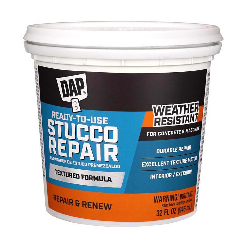 Dap 10504 All-Purpose Ready-To-Use Stucco Patch, 1-Quart