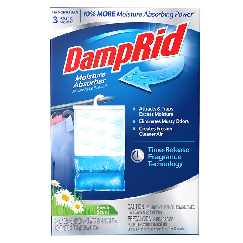 Damprid, Moisture Absorber Absorbedor De Humedad, 15.4 Ounce, 3 Count