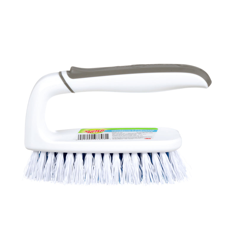 Scotch-Brite All Purpose Brush, For Tile Floors and Walls, Shower Doors, Tubs, Bathroom Fixtures, and More, 6 Count