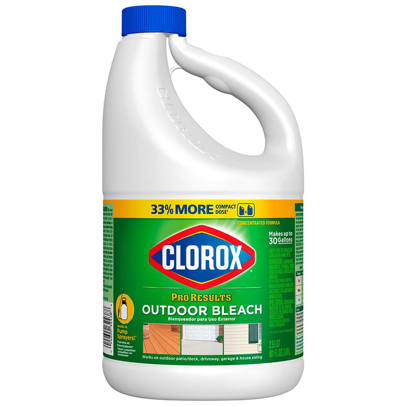 Clorox Outdoor Bleach, 81 Oz Bottle, 1/carton