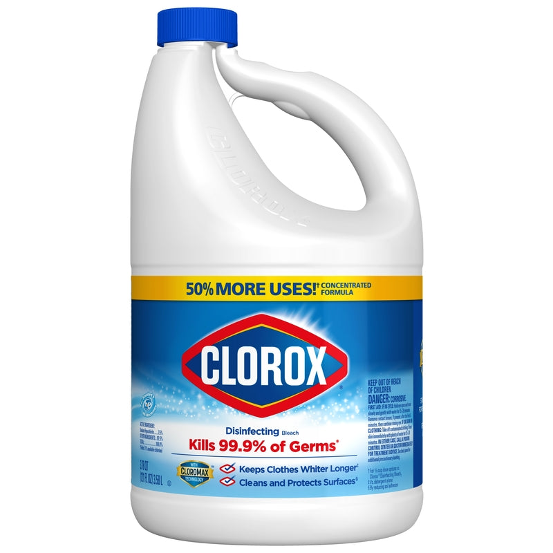 Clorox Disinfecting Bleach, 121 Fluid Ounces (Package May Vary)