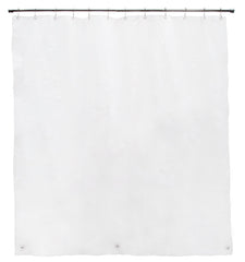 Kenney Medium Weight Mildew-Resistant PEVA Shower Curtain Liner, 70" W x 72" H, White KN61440