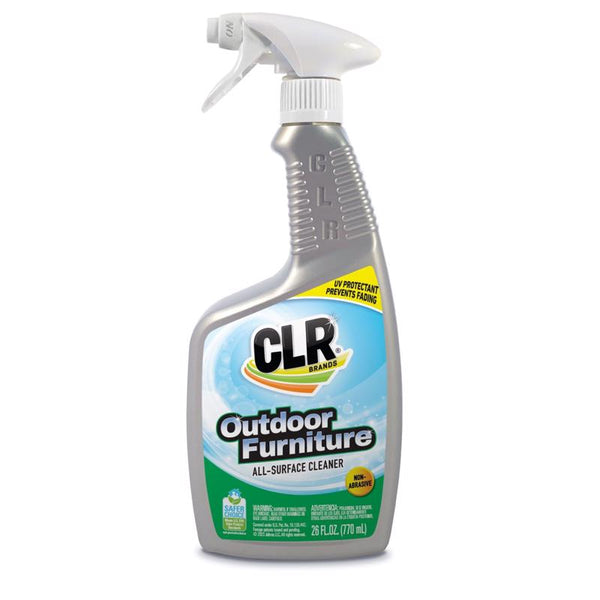 CLR Outdoor Furniture Cleaner, Cleans and Protects Outdoor Surfaces - Works on Fabric, Wood, Wicker, PVC, Plastic and More (26 oz) OF-26