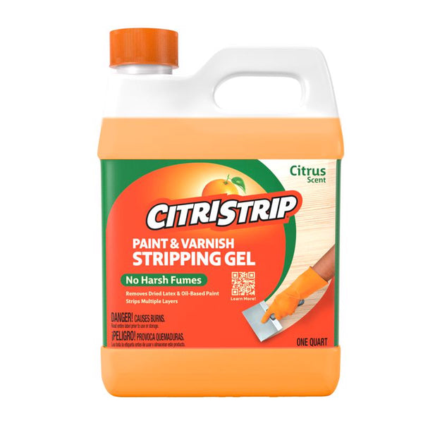 Citristrip Paint & Varnish Stripping Gel, 1 Quart QCSG801