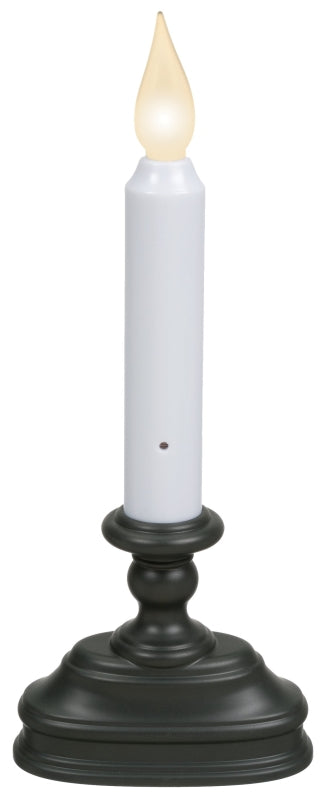 Xodus Innovations FPC1320A Battery Operated 9 inch Window Candle with Tilt to Change Flame Color and Dusk to Dawn Light Sensor Timer, Black/Antique Bronze