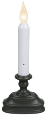 Xodus Innovations FPC1320A Battery Operated 9 inch Window Candle with Tilt to Change Flame Color and Dusk to Dawn Light Sensor Timer, Black/Antique Bronze
