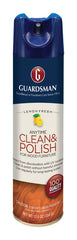 Guardsman Clean & Polish For Wood Furniture - Lemon Fresh - 12.5 oz - Silicone Free, UV Protection - 2 Pack 460300