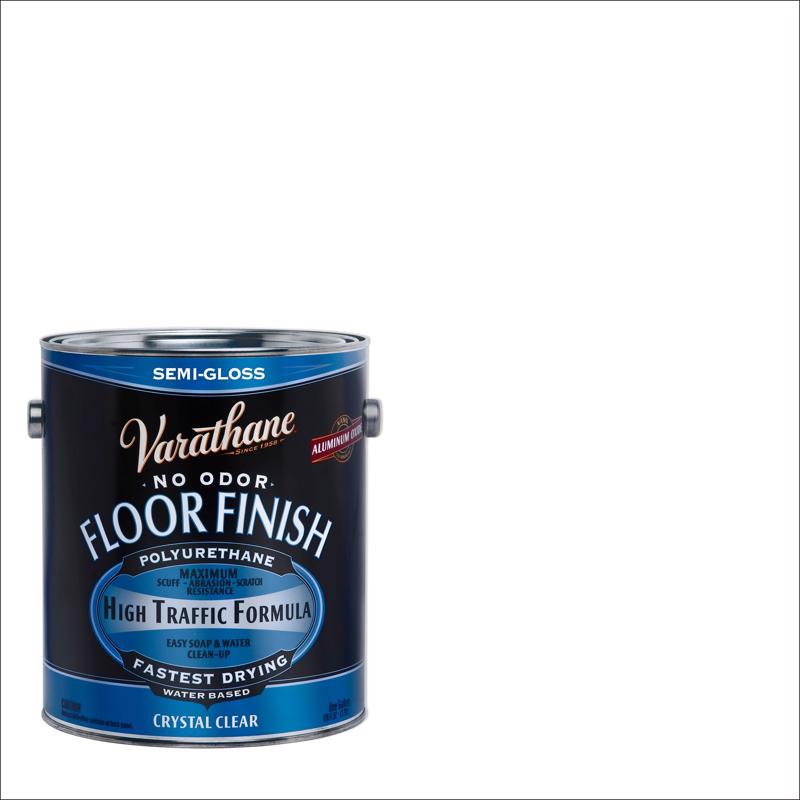 Varathane 230131 Crystal Clear Floor Finish, Semi-Gloss 1 Gallon