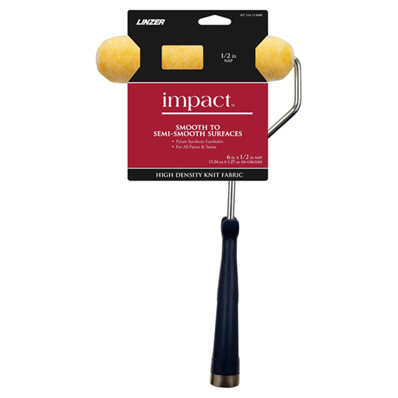 Linzer 1014615 6 in. Better Mini Trim Roller with Frame Threaded End - Pack of 6
