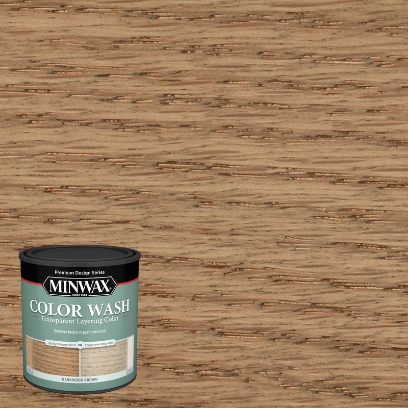 Minwax 404140000 Wash Transparent Layering Color, Barnwood Brown, 171 Ounce