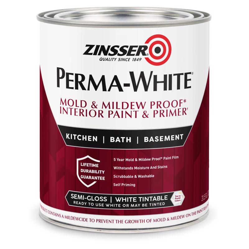 RUST-OLEUM 02754 White Perma Interior Acrylic Paint, 1 Quarts (Pack of 1)