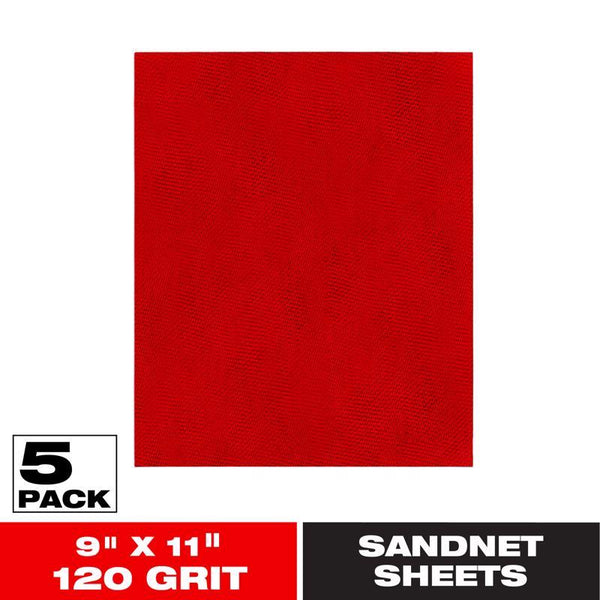 Freud Diablo 9x11 SandNet 5PK 120G Sanding Sheet Ceramic DND911120H05G
