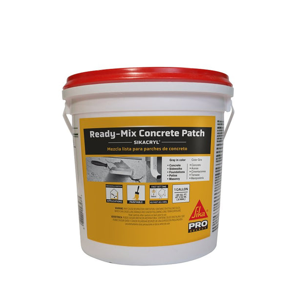 Sika Corporation 514899 1 Gallon Light Gray Sikacryl Ready-Mix Concrete Patch
