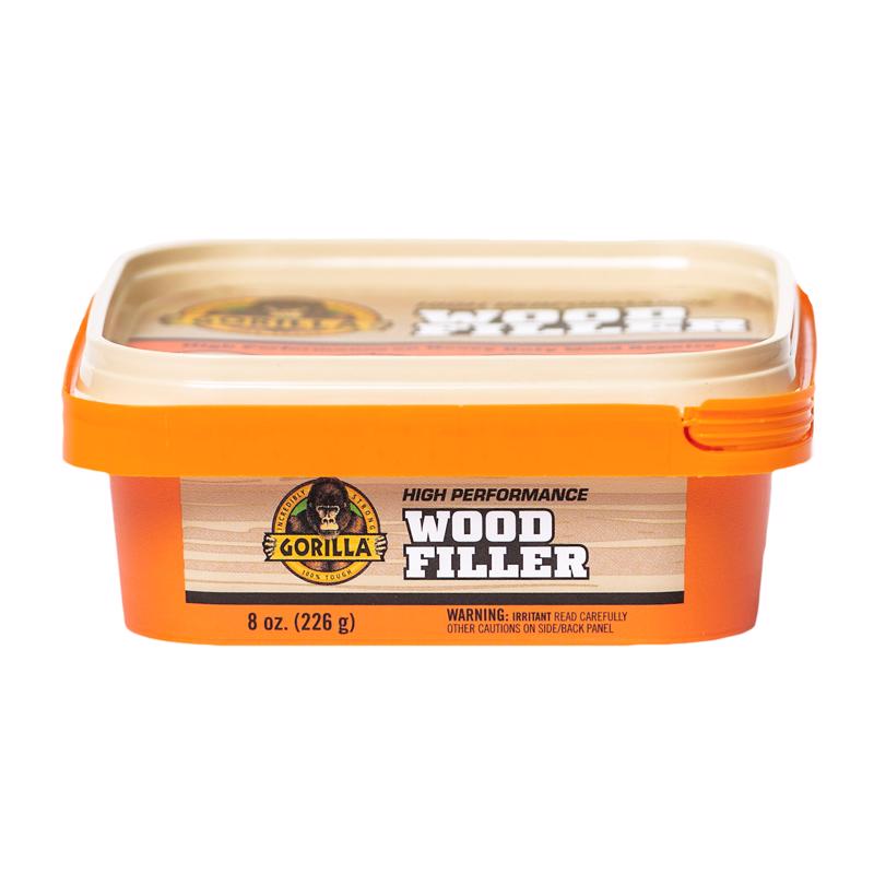 Gorilla 107084 All Purpose Wood Filler, 8-oz. Tub - Quantity 1