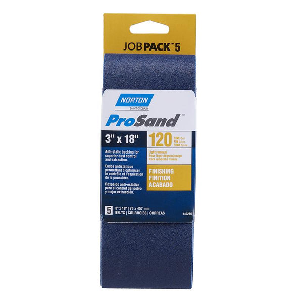 Norton Sand Belt Fin 120GRT 5PK2 7660749256