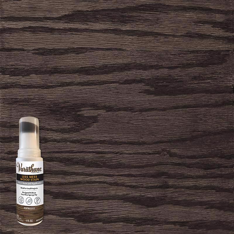 Varathane 368032 Less Mess Wood Stain and Applicator, 4 oz, Espresso