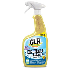 CLR Brilliant Bath Foaming Action Bathroom Cleaner Spray - For Use on Toilets, Baths, Showers, Sinks, Glass, Stainless Steel - Lavender Scent, 26 Ounce Bottle (Pack of 6) BB26-6-LV