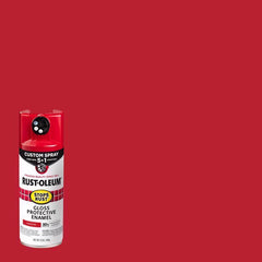 Rust-Oleum 376899 Stops Rust Custom Spray 5-in-1 Spray Paint, 12 oz, Gloss Sunrise Red