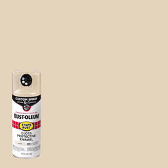 Rust-Oleum 376900 Stops Rust Custom Spray 5-in-1 Spray Paint, 12 oz, Gloss Almond