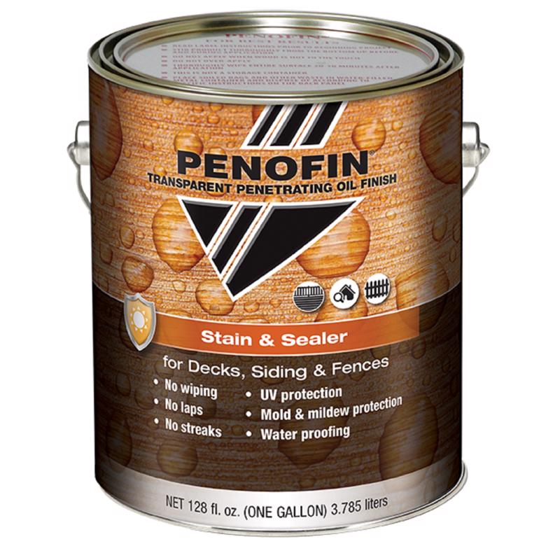 1 Gal Penofin FSSNAGA Natural Stain & Sealer Transparent Penetrating Oil Finish Stain & Sealer