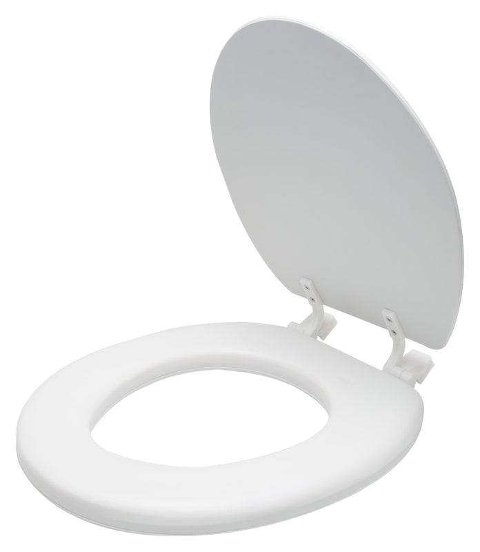 MINTCRAFT S001-WH ProSource Toilet Seat, for Use with Round Bowls, 17 in W