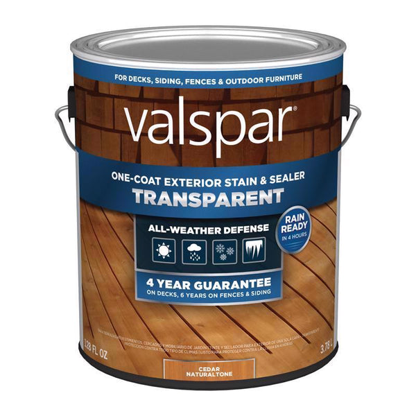 Valspar Stain&Sealer TRNSP CDR NATL 1G VL1028075-16