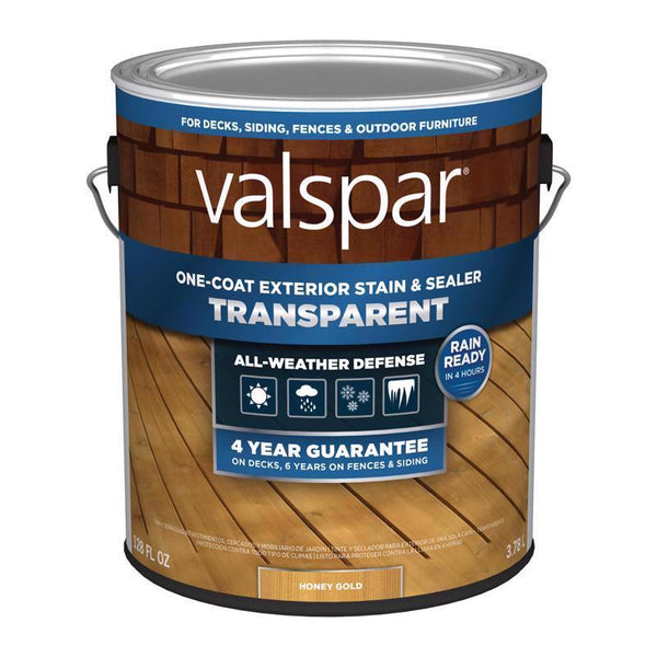 Valspar Stain&Sealer TRNSP HONY GLD 1G VL1028072-16