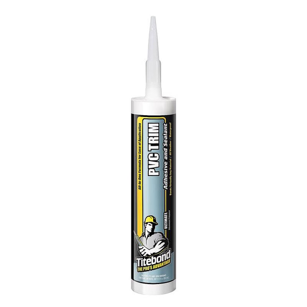 Titebond PVC Trim Adhesive and Sealant White 6401