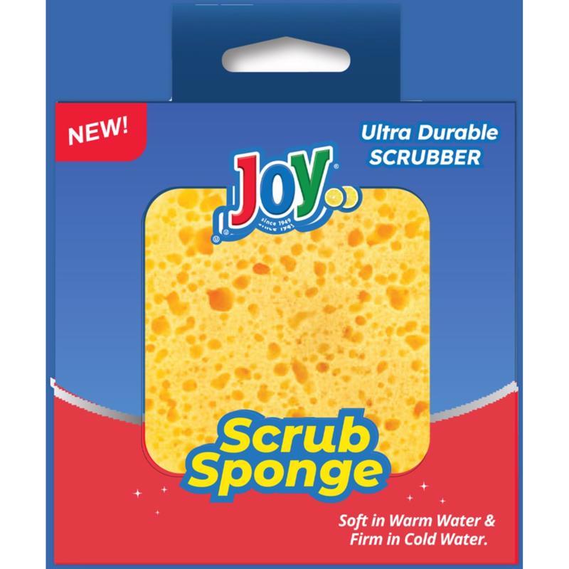 Joysuds 1035737 Heavy Duty Scrubber Sponge for Kitchen - Yellow