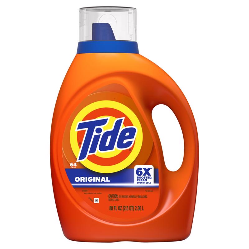 Tide, Original 2X Liquid Laundry Detergent, 80 Fl Oz