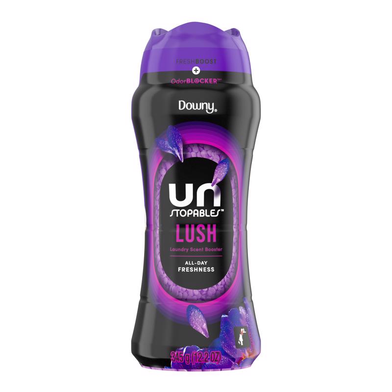 Downy Unstopables in-Wash Scent Booster Beads, Lush, 12.2 oz