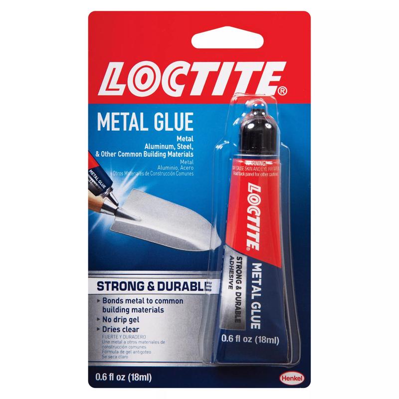 Loctite Metal Glue, Clear, 0.60 fl oz Tube, Pack of 1