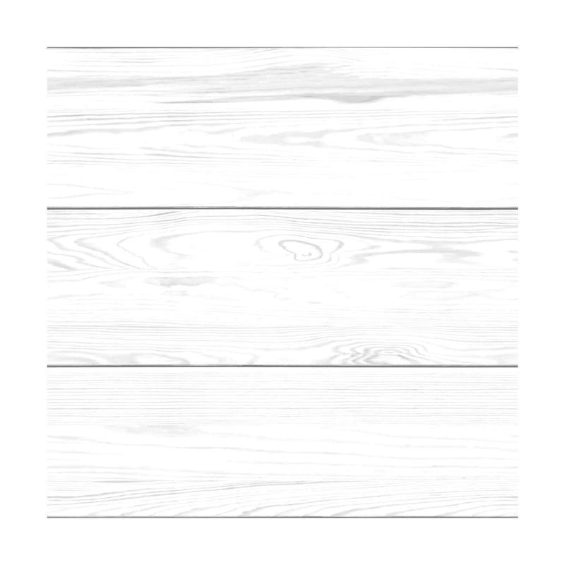 RoomMates RMK11808WP Shiplap Peel and Stick Wallpaper, White and Grey, Roll