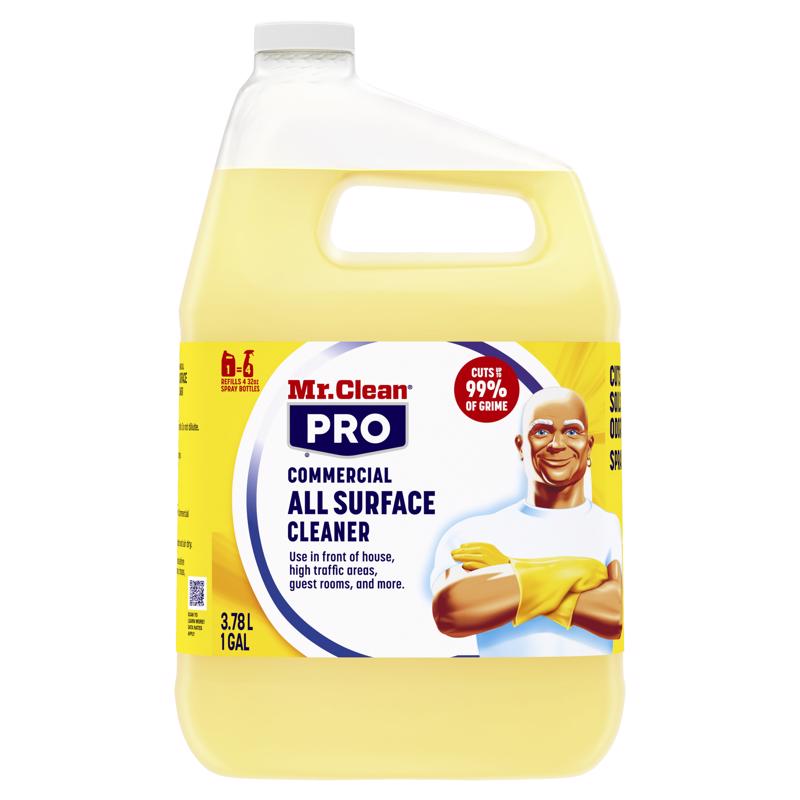 Mr. Clean PRO All Surface Cleaner, Bulk Grime Removal Spray Refill, Commercial Grade, 1 gal