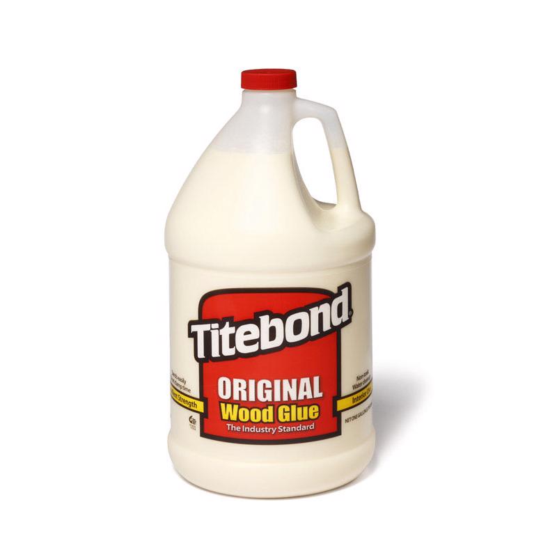 Titebond Original Wood Glue 5066, Industry Standard for Woodworking, Furniture Repair/Assembly, Construction, Home Repair or Modeling, 1 Gal