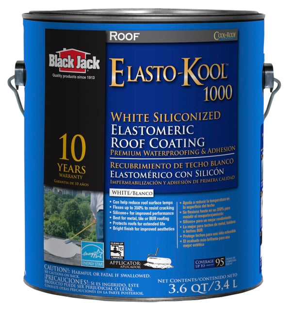 Gardner-Gibson Black Jack Elasto-Kool 1000 Gloss White Acrylic Roof Coating 1 gal. 5530-1-20