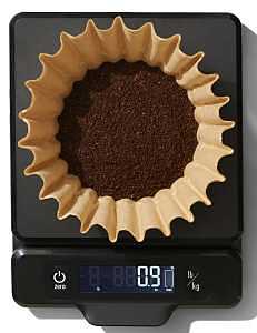OXO Good Grips 5-lb Food Scale with Pull-Out Display,Black