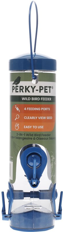 Perky-Pet ODS3265 Navy 2-in-1 Wild Bird Feeder