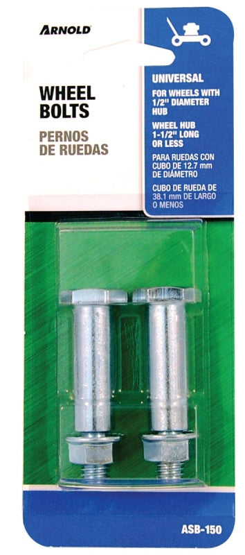 Arnold Universal Wheel Bolts Fits 1/2-Inch Bore and 1/2-Inch Hub