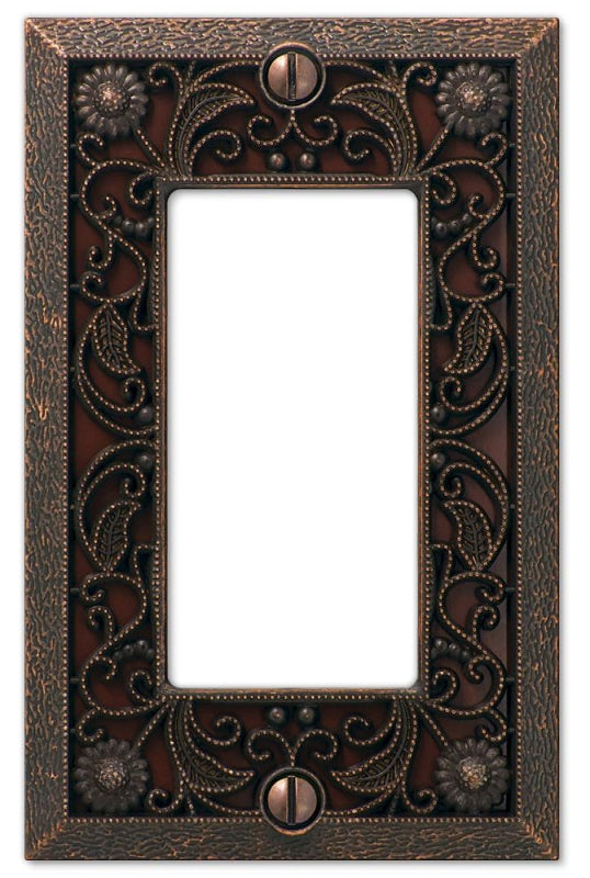 Amerelle AmerTac 65RDB Wall Plate, Double Toggle