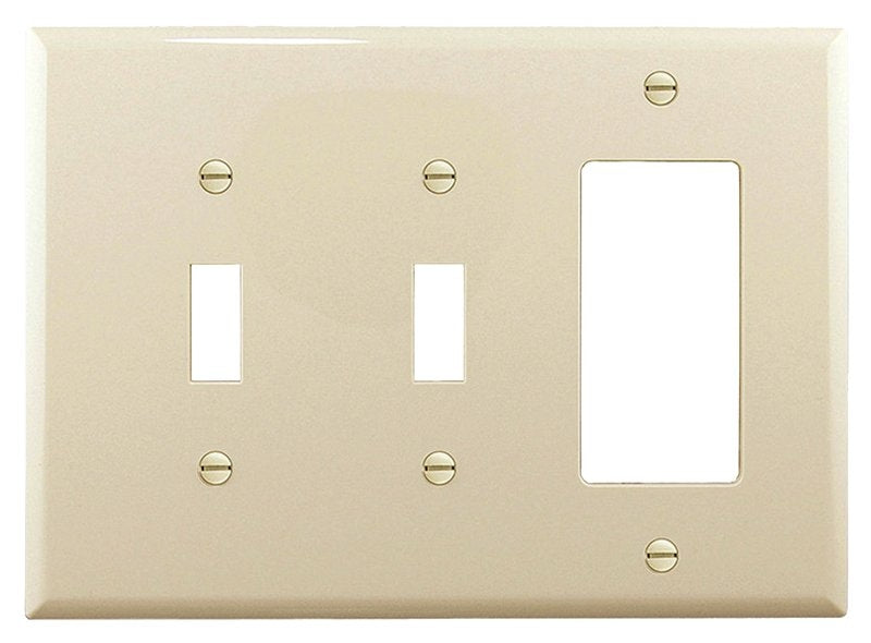 EATON Wiring PJ226LA Wall Plates, One Size, Light Almond