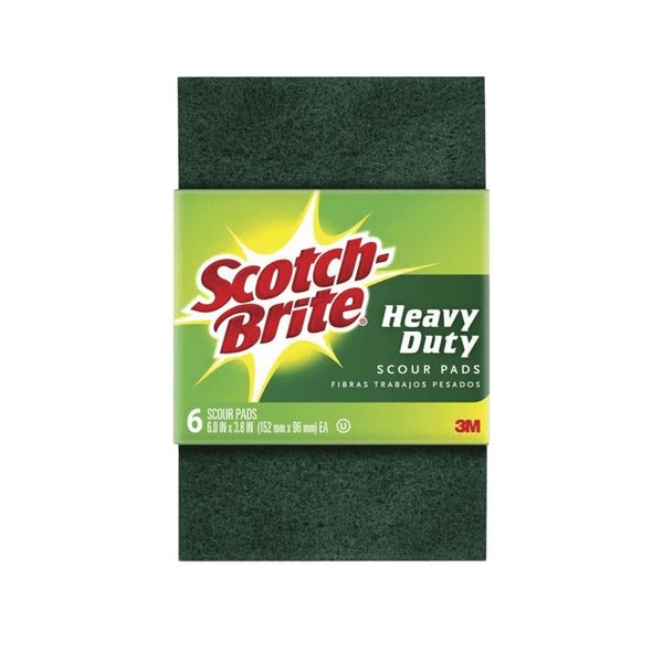 Scotch-Brite Heavy Duty Scour Pad, 6-Count (Pack of 4) 226-5