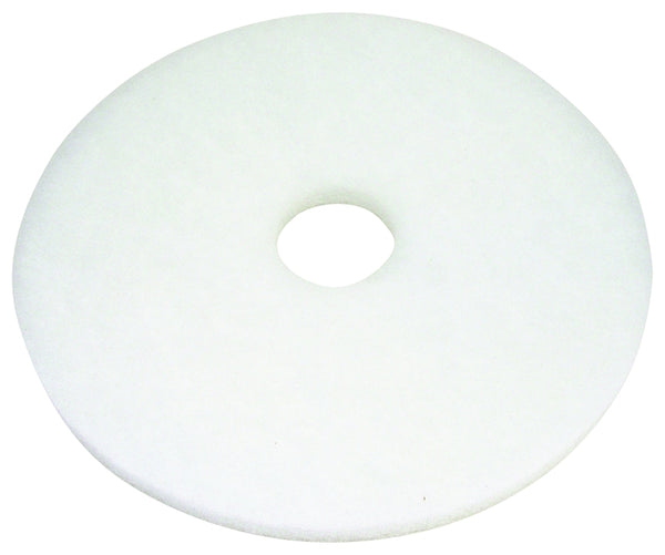 North American Paper 420514 Floor Polishing Pad 17", White (Pack of 5) 970458