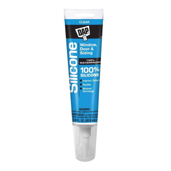 DAP 684 100% Silicone Wd&S Clear 2 Raw Building Material, 1 7079800753