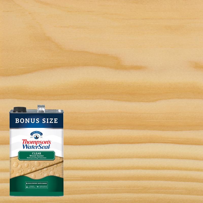 SHERWIN WILLIAMS TH.090001-03 1.2 gal Bonus Thompsons Water Sealer Wood Protector, Clear - Pack of 4