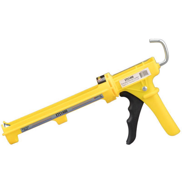 Dripless ETS1100 Lightweight Composite Caulking Gun | DIY Grade Caulk Gun | 10 oz Cartridge Capacity | Full Time Function and Revolving Frame | 10:1 Thrust Ratio