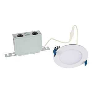 HALO HLB 4 Inch Thin Recessed Indoor/Outdoor LED Downlight w/Selectable Lumens and Color Temperatures - HLB4LSFS5