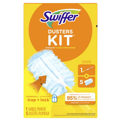 Swiffer 180 Dusters Starter Kit Unscented scent, 5 Count (Packaging May Vary) 80374495