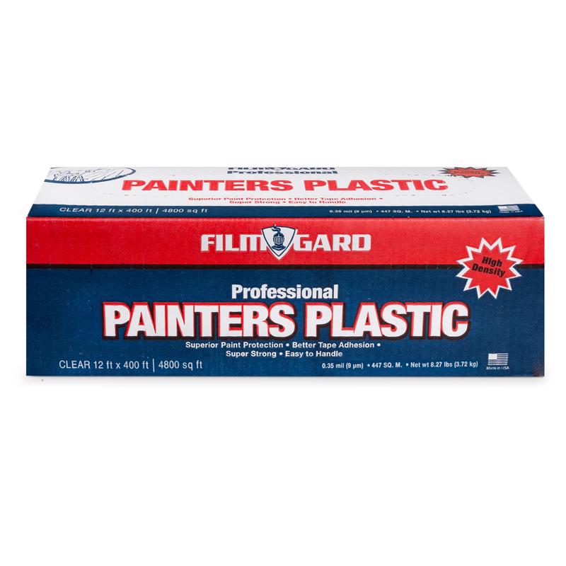Film-Gard 12 ft. W x 400 ft. L x 0.35 mil Painter's Plastic Sheeting 1 pk