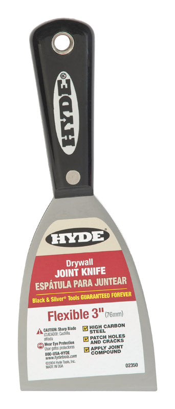 HYDE 02350 2350 Flex Scraper, 3", Black and Silver
